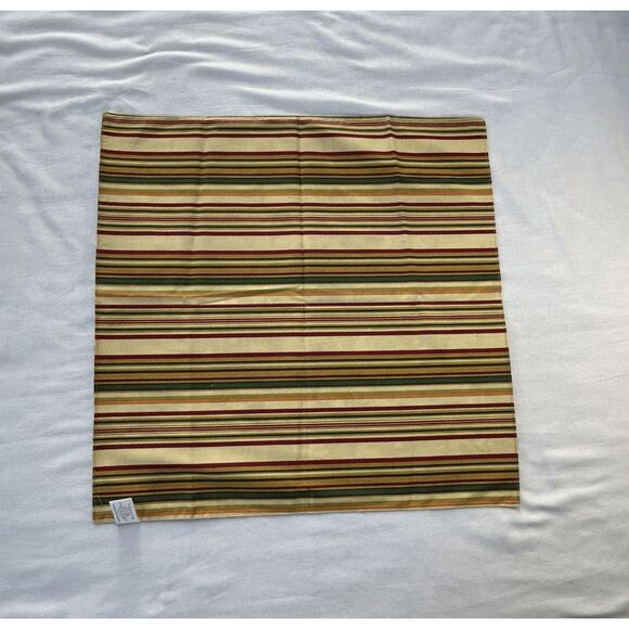 100% Cotton Flower/Paisly Table Napkins Set of Eight, Double Sided, Striped - Picture 5 of 7